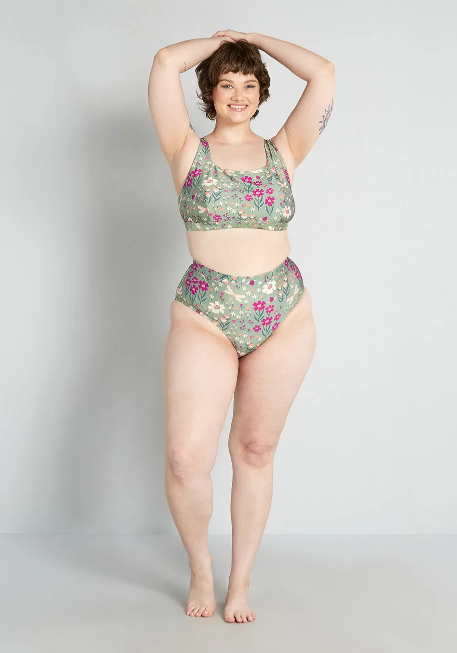 ModCloth x Princess Highway High-Waisted Bikini Bottom