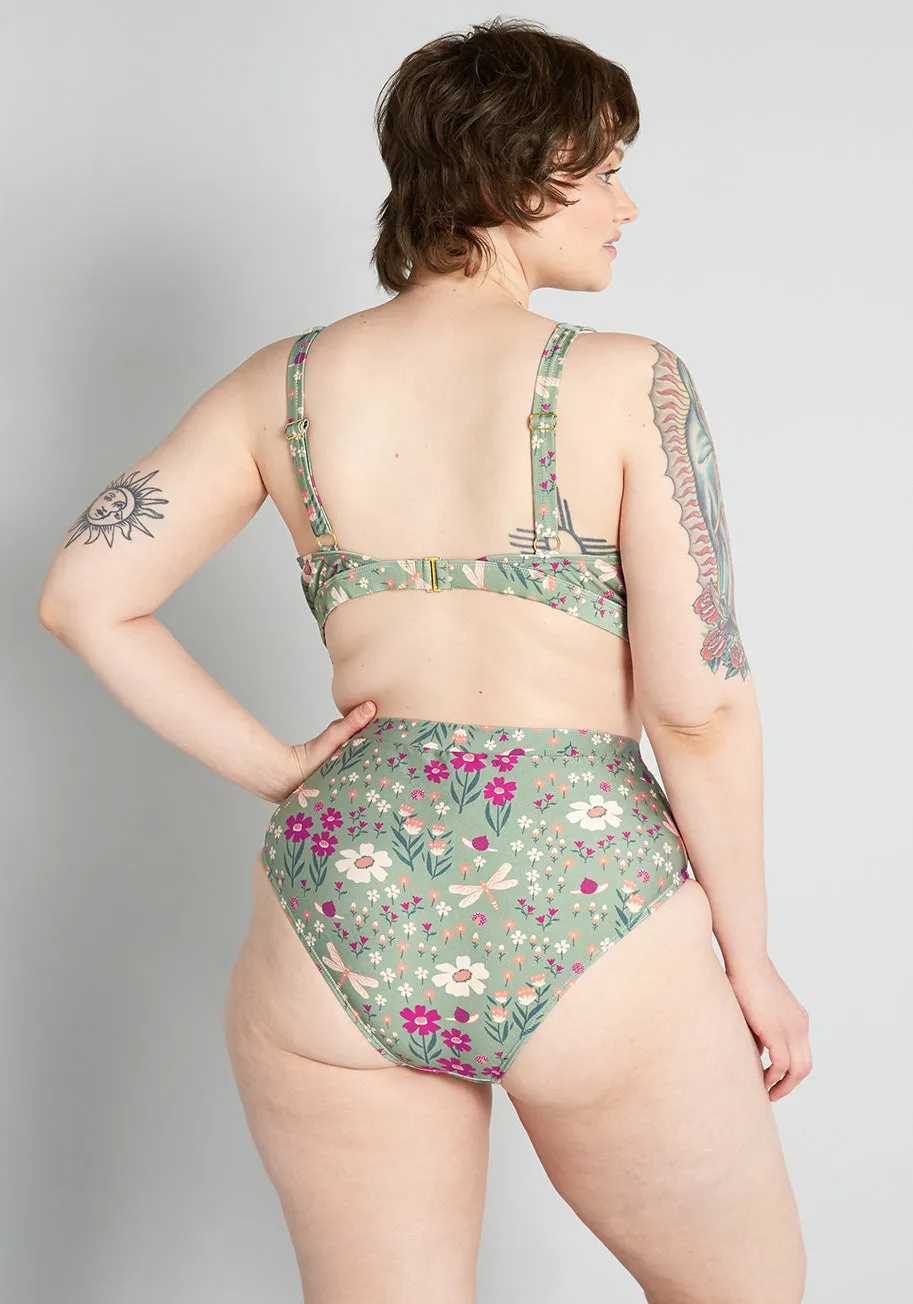 ModCloth x Princess Highway High-Waisted Bikini Bottom