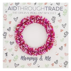 Mommy & Me Roll-On® Bracelets- Blooming Bouquet