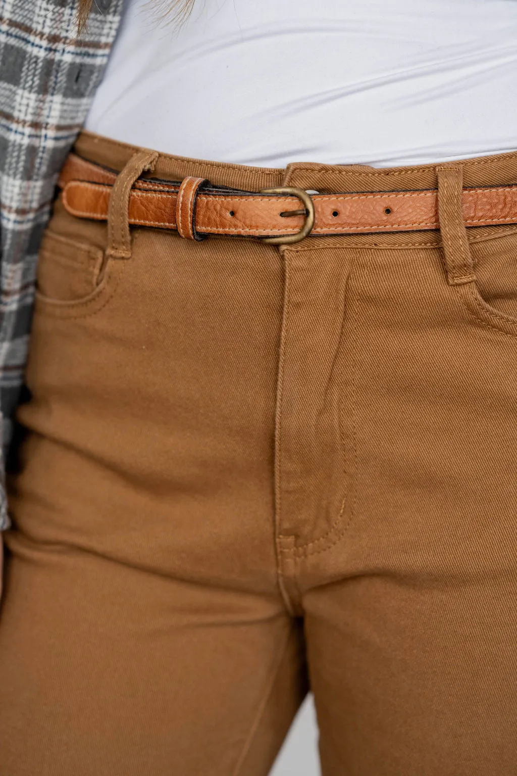 Monae BedStu Tan Rustic Belt