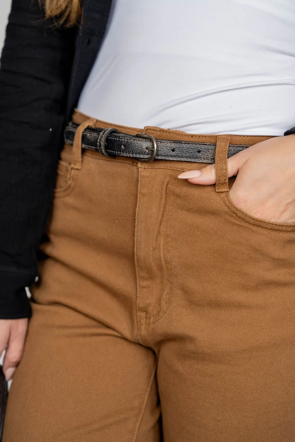 Monae BedStu Teak Rustic Belt