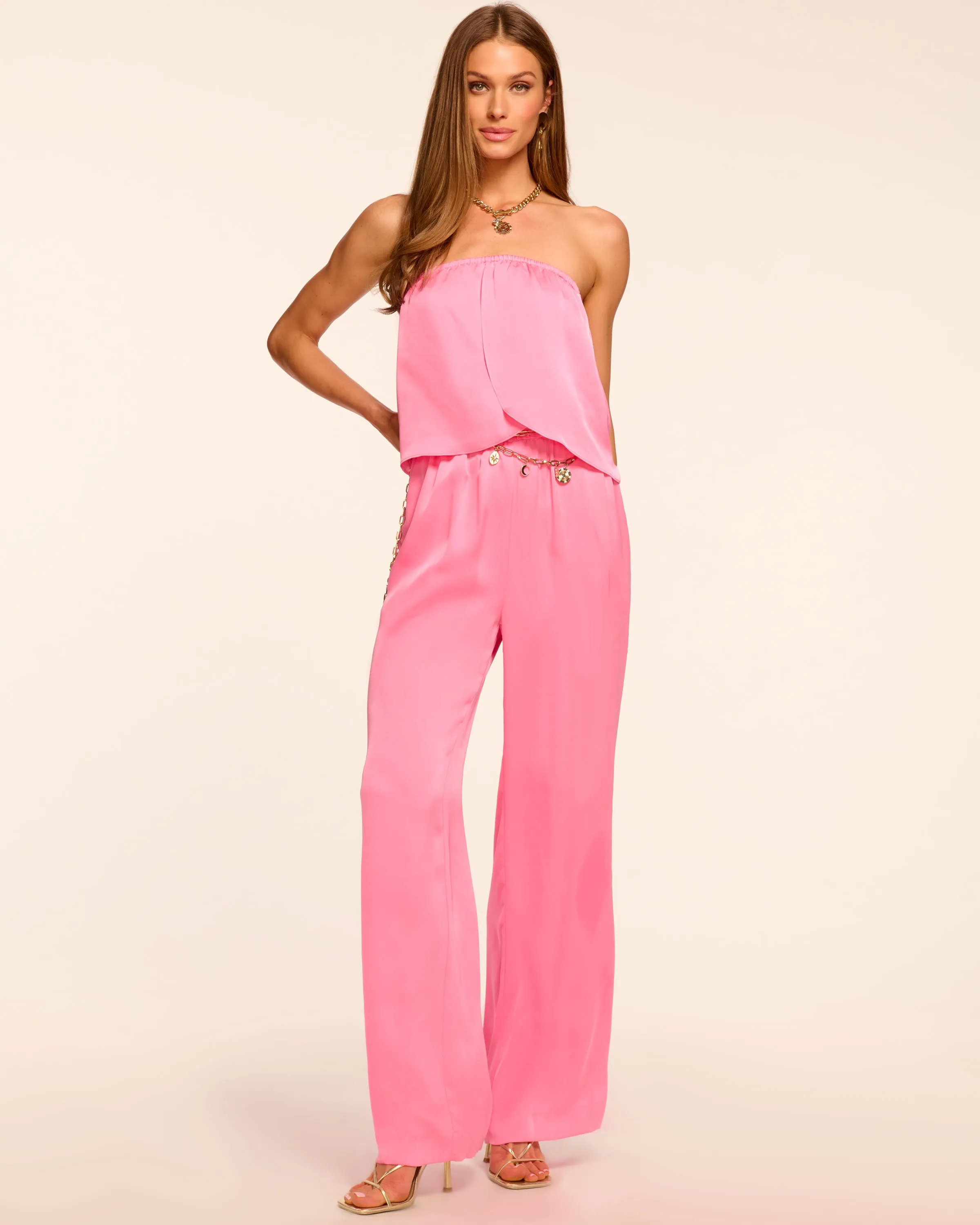 Montse Strapless Wide Leg Jumpsuit