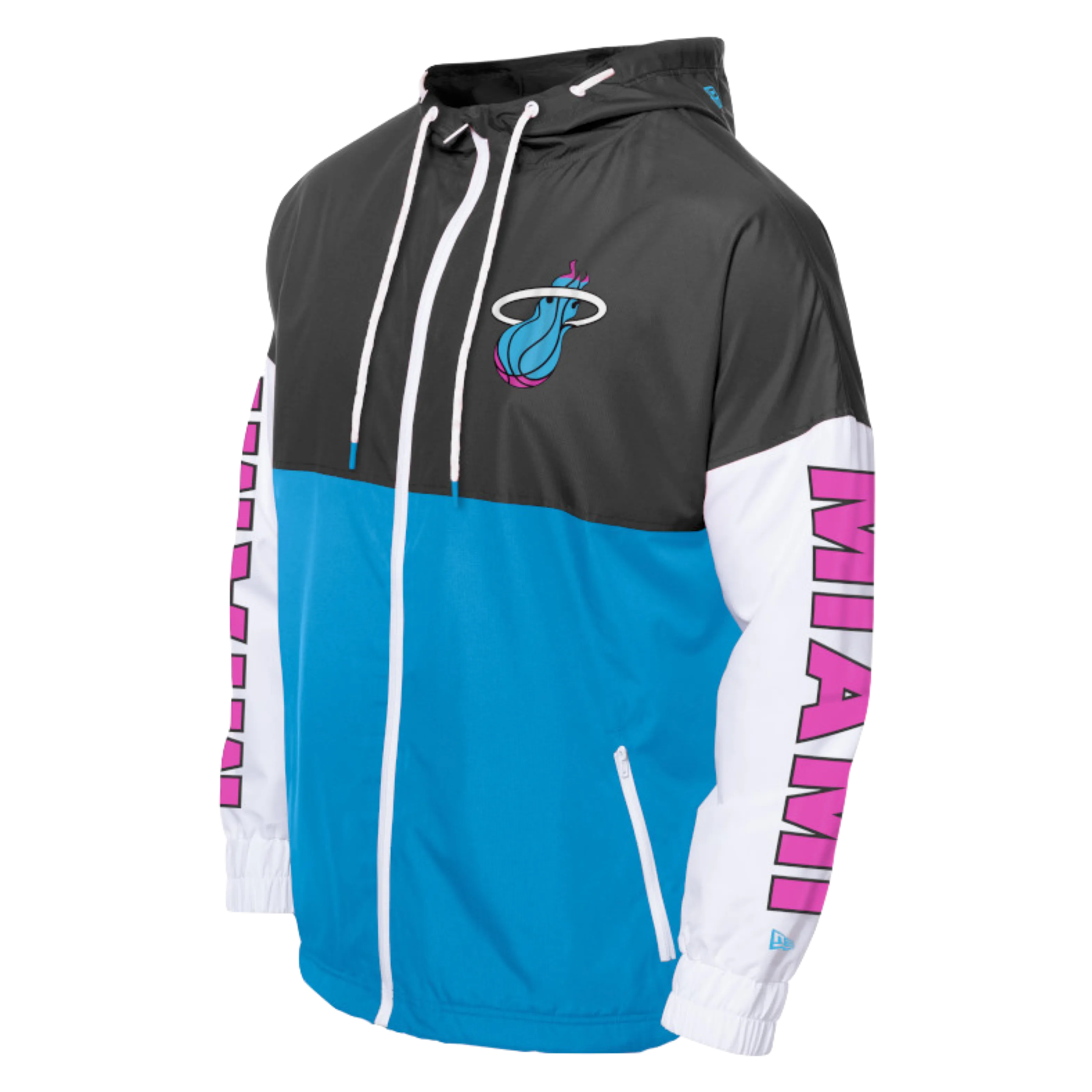 New Era Miami HEAT Original Vice Color Block Windbreaker