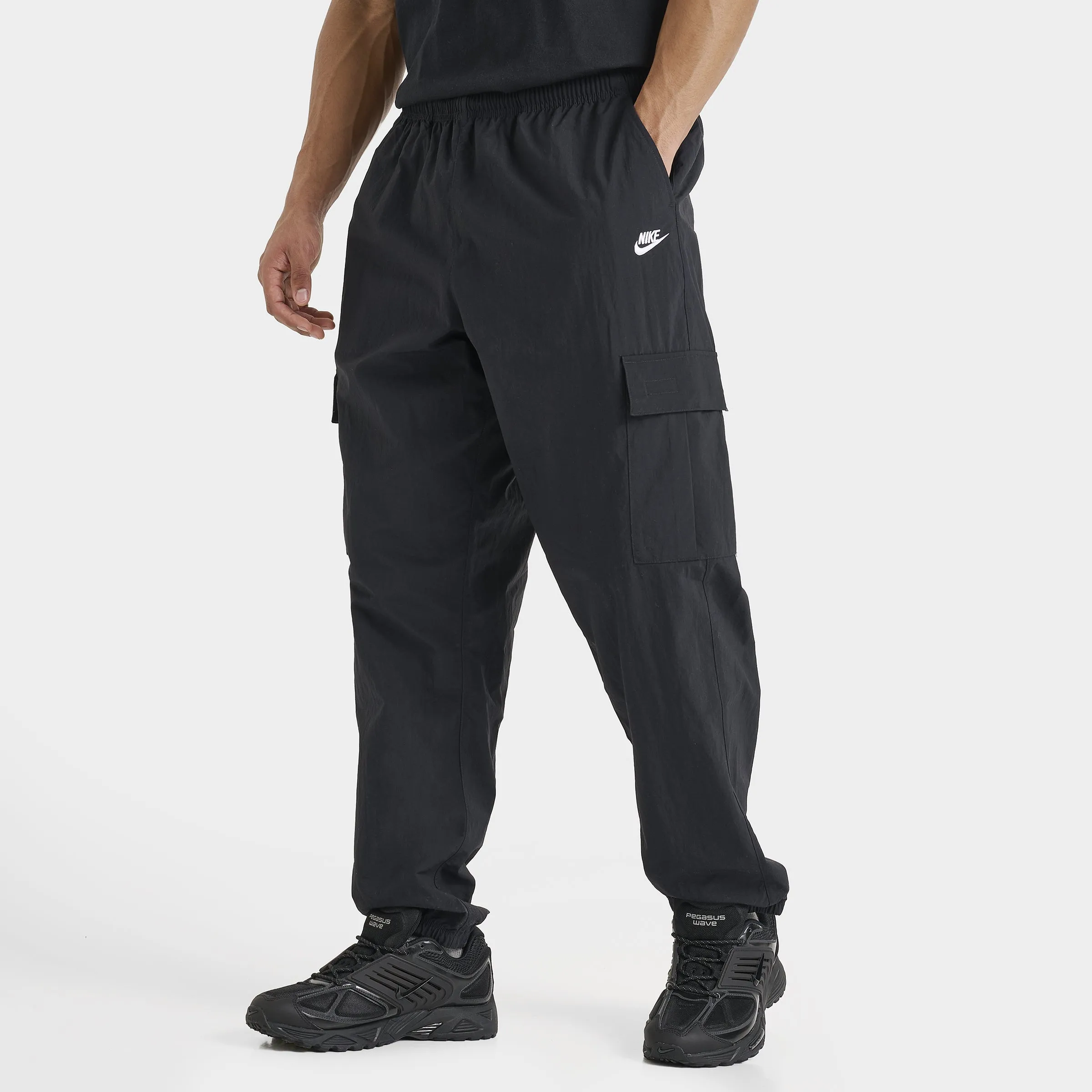 Nike Club Woven Cargo Pants Black / Black