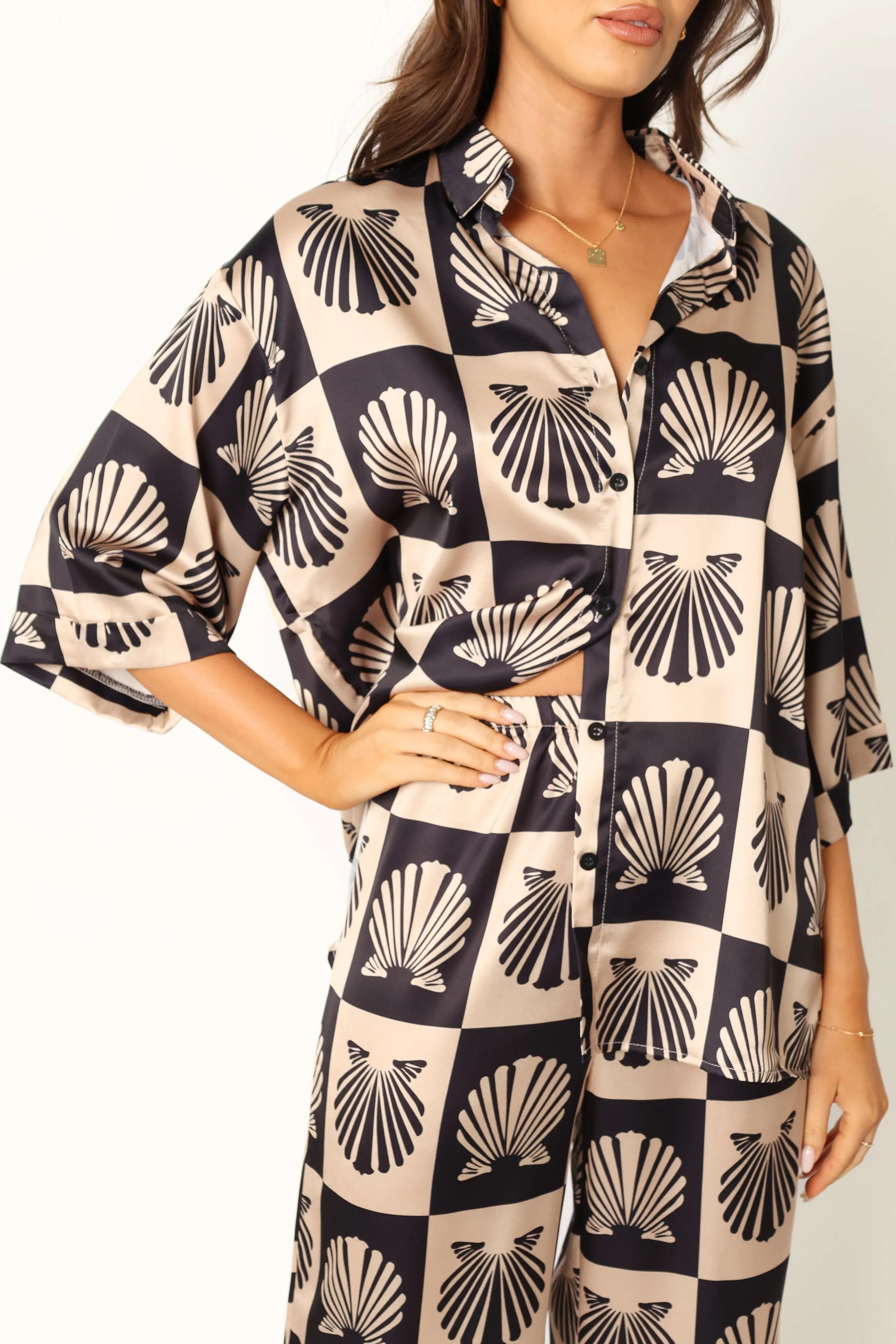 Oceania Pant Set - Black
