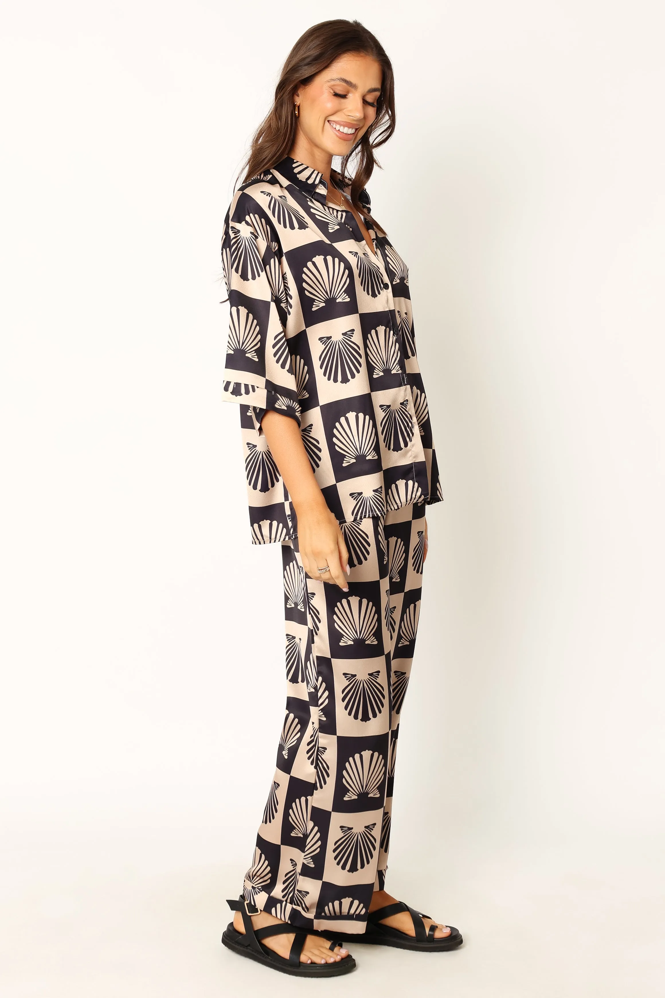 Oceania Pant Set - Black