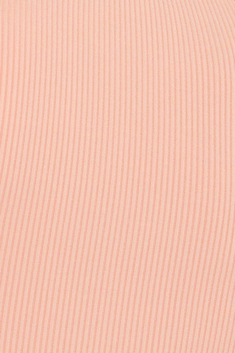 Orange Cut Out Top Crop