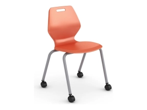 Paragon A&D Ready - Chair - injection molded polypropylene - fire truck red READY4L14C-AZ