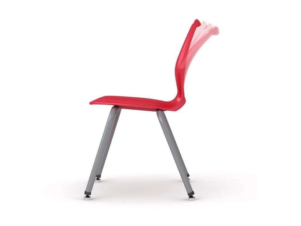 Paragon A&D Ready - Chair - injection molded polypropylene - fire truck red READY4L16-AZ