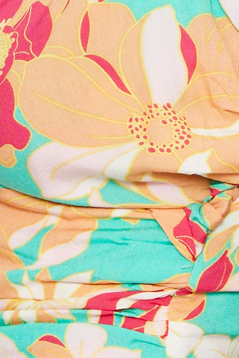 Print Crop Boobtube Bandeau