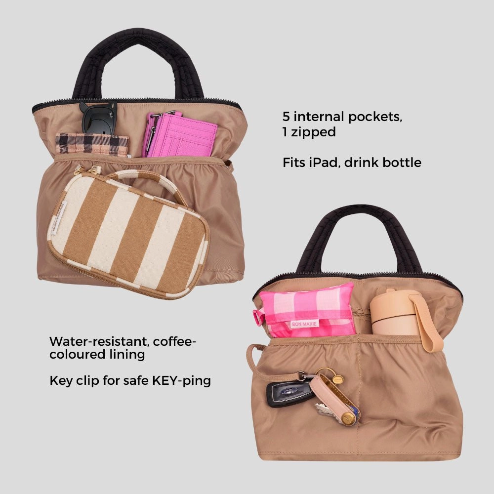 Puffy Pillow Crossbody Bag -- Rose