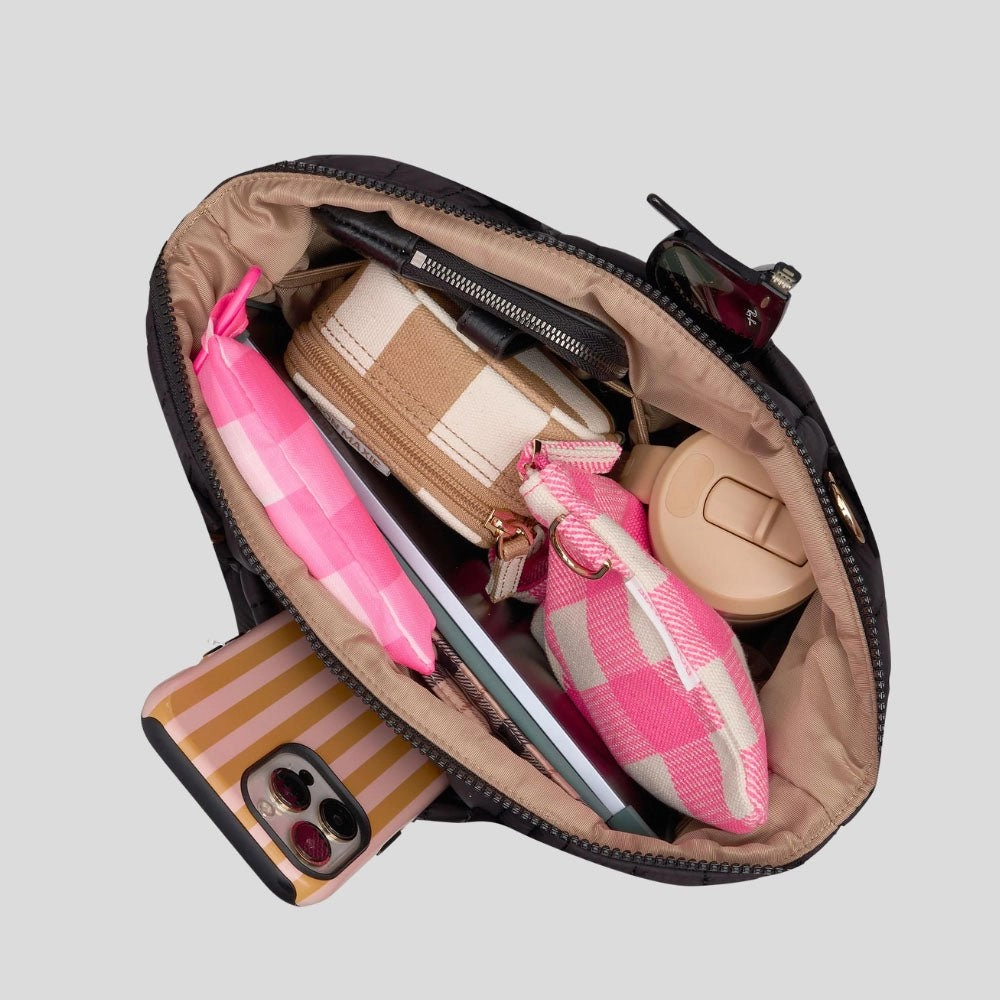 Puffy Pillow Crossbody Bag -- Rose