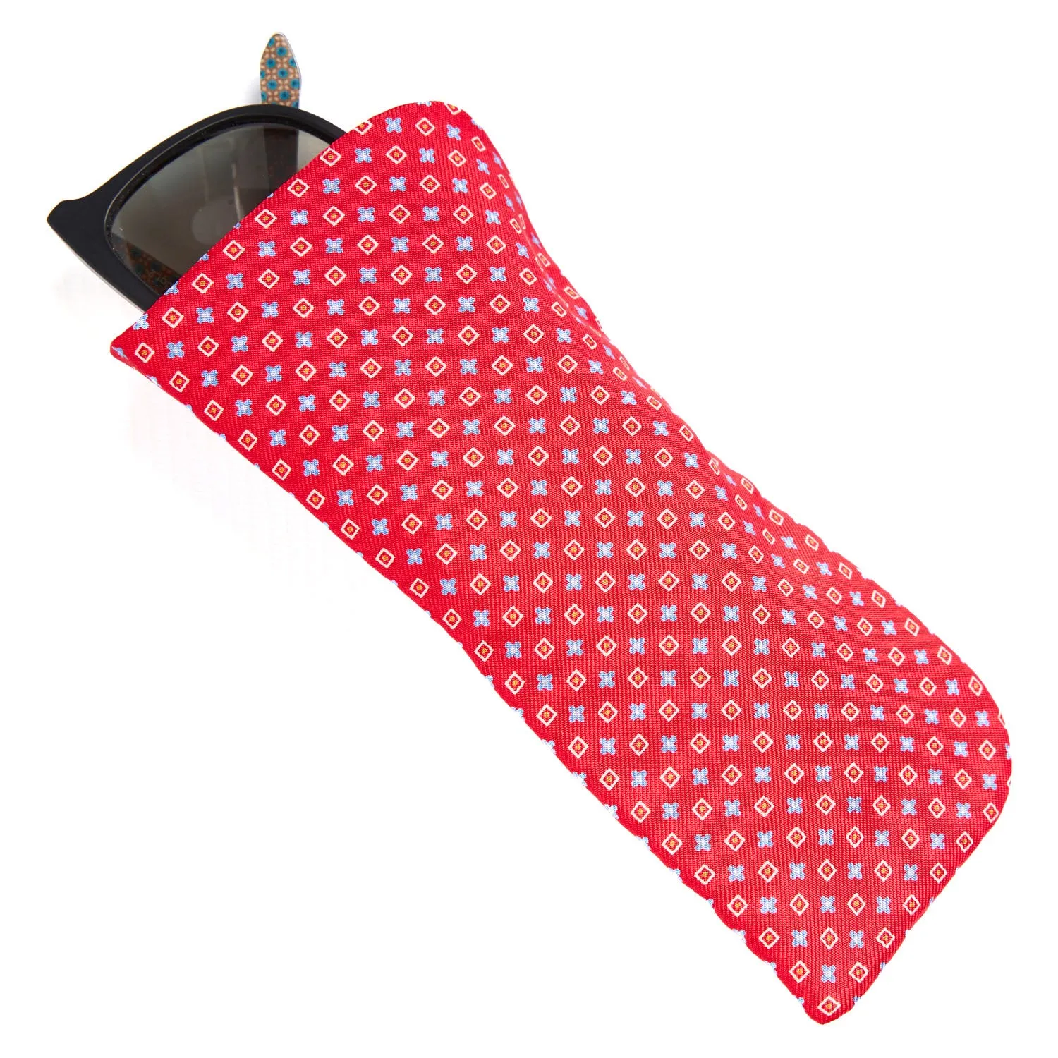 RED GLASSES CASE
