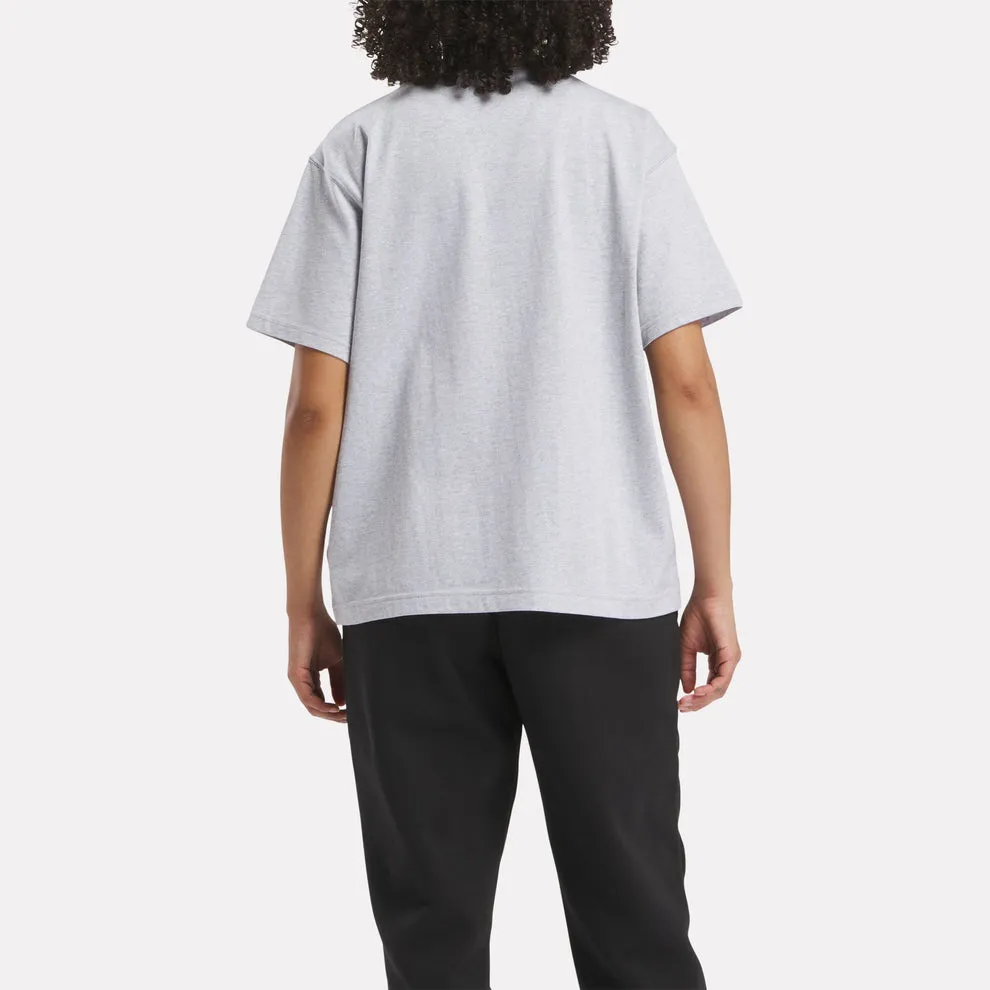 REEBOK WOMEN'S ARCHIVE EVOLUTION GREY TEE