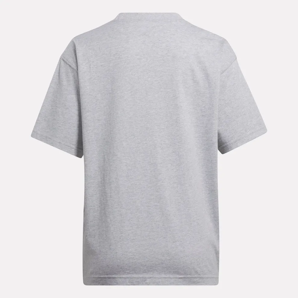 REEBOK WOMEN'S ARCHIVE EVOLUTION GREY TEE