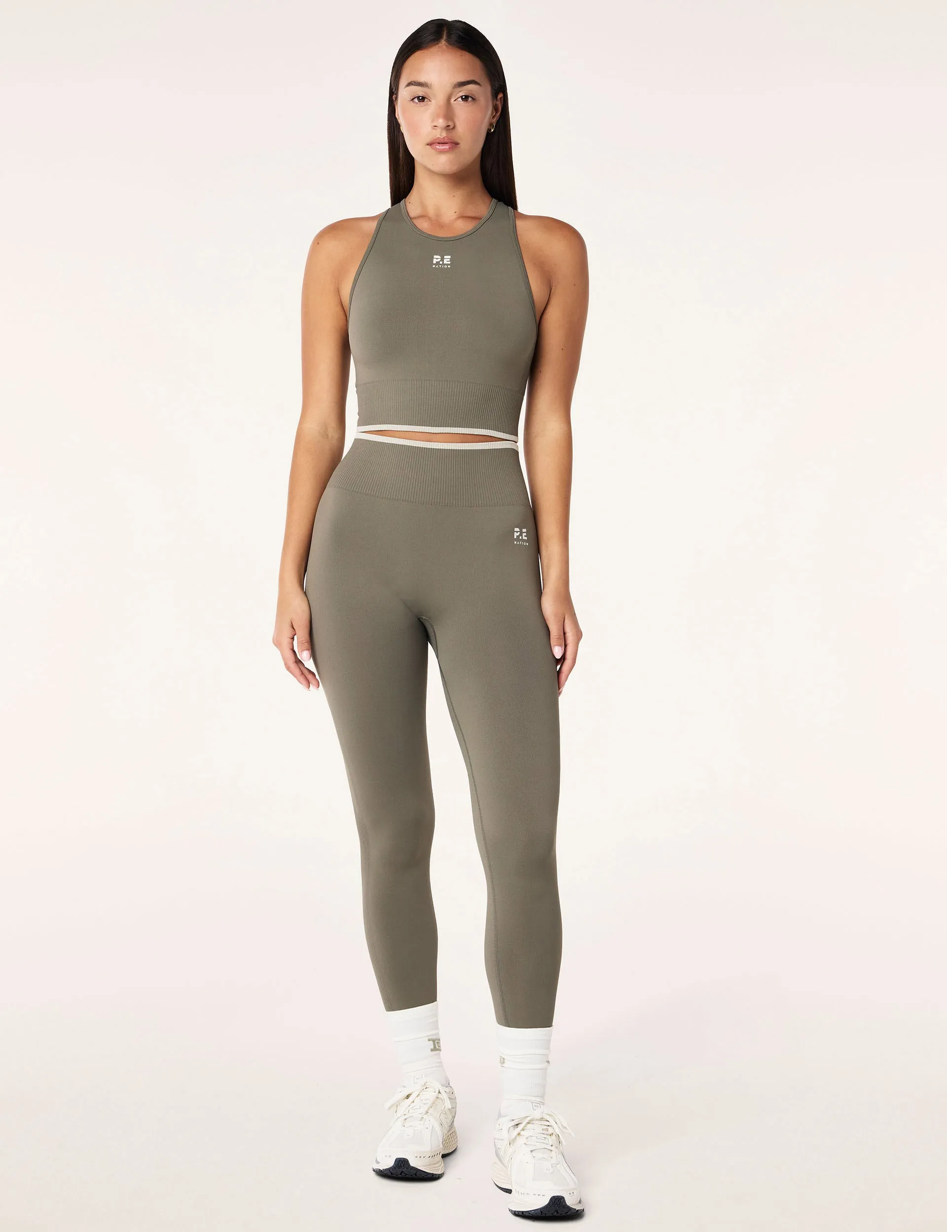 Restore Seamless Tank - Khaki