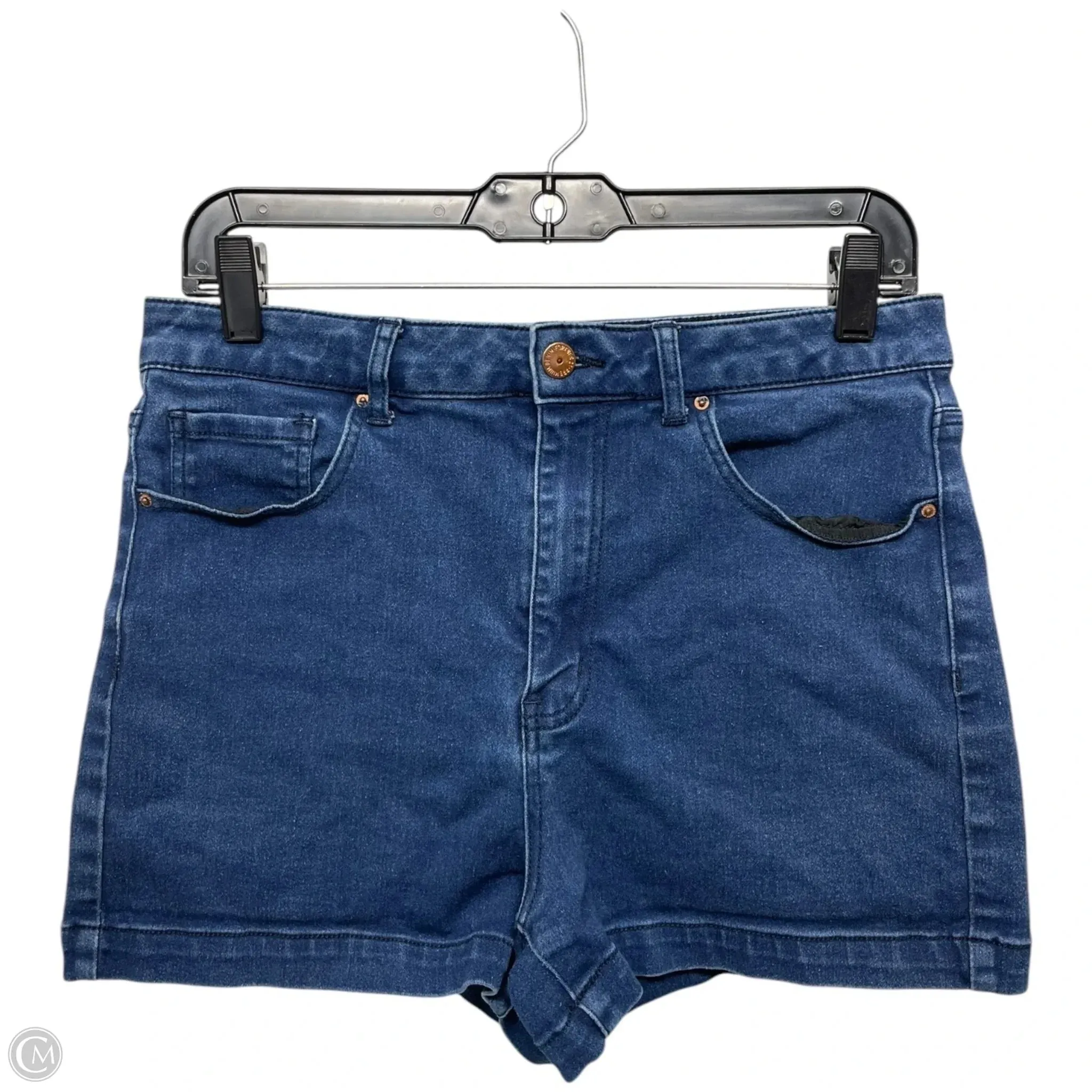 Shorts By Forever 21 In Blue Denim, Size: 8