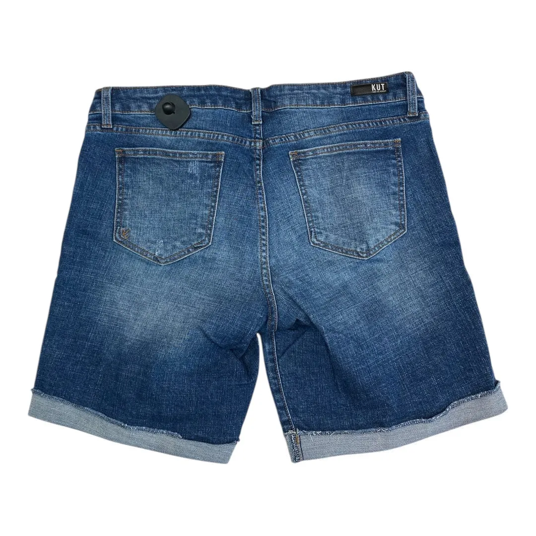 Shorts By Kut In Blue Denim, Size:14