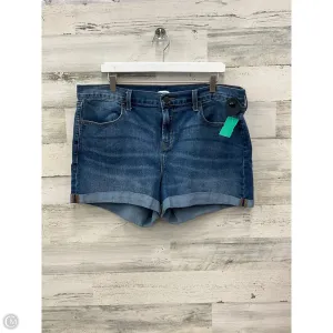 Shorts By Old Navy In Blue Denim, Size: 16