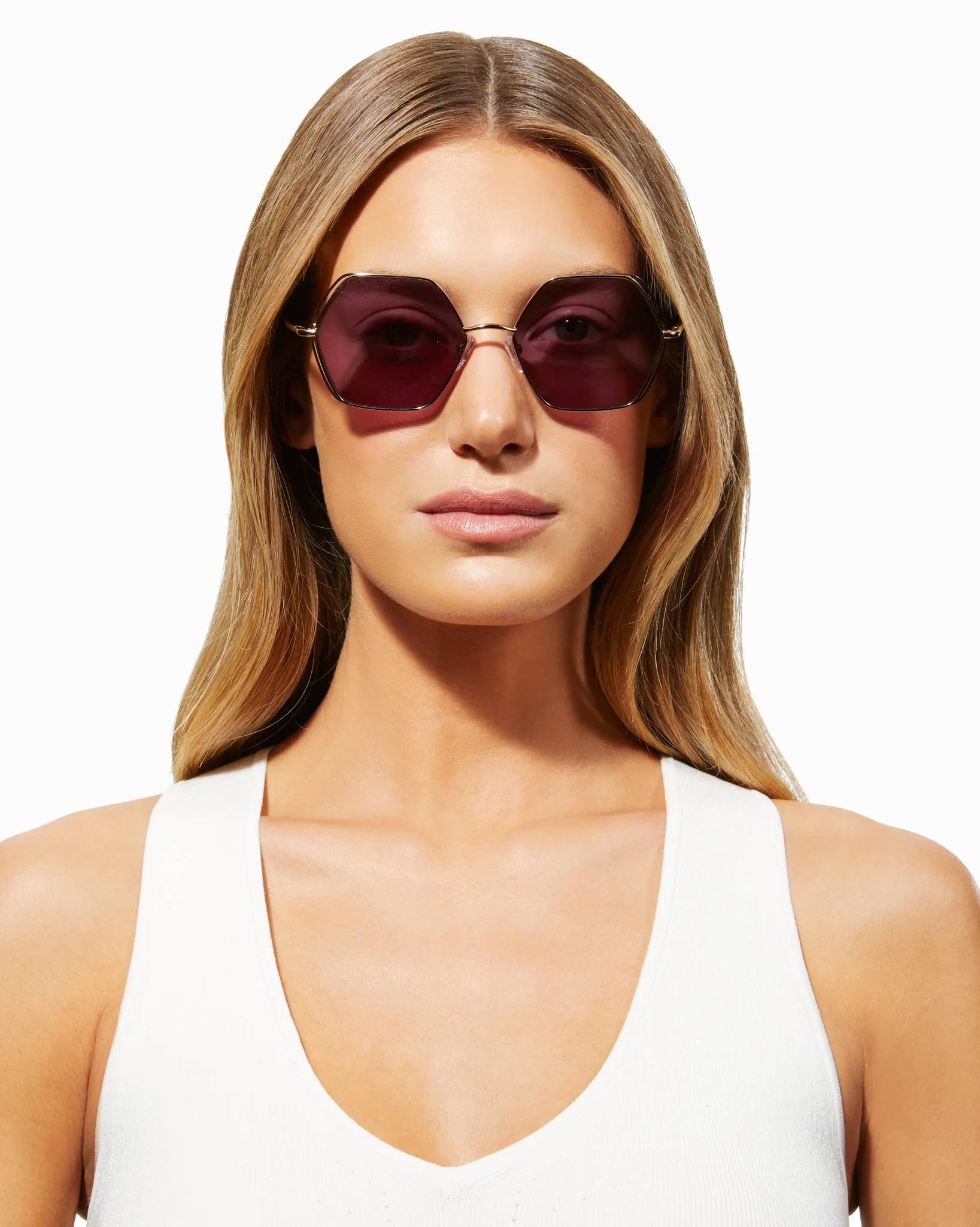 St. Tropez Hexagon Sunglasses