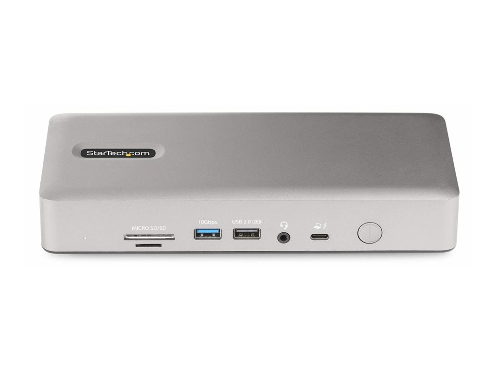 StarTech.com Thunderbolt 4 Multi-Display Docking Station, Quad/Triple/Dual Monitor Dock, 2x HDMI/2x DisplayPort, 7x USB Hub, 132N-TB4USB4DOCK