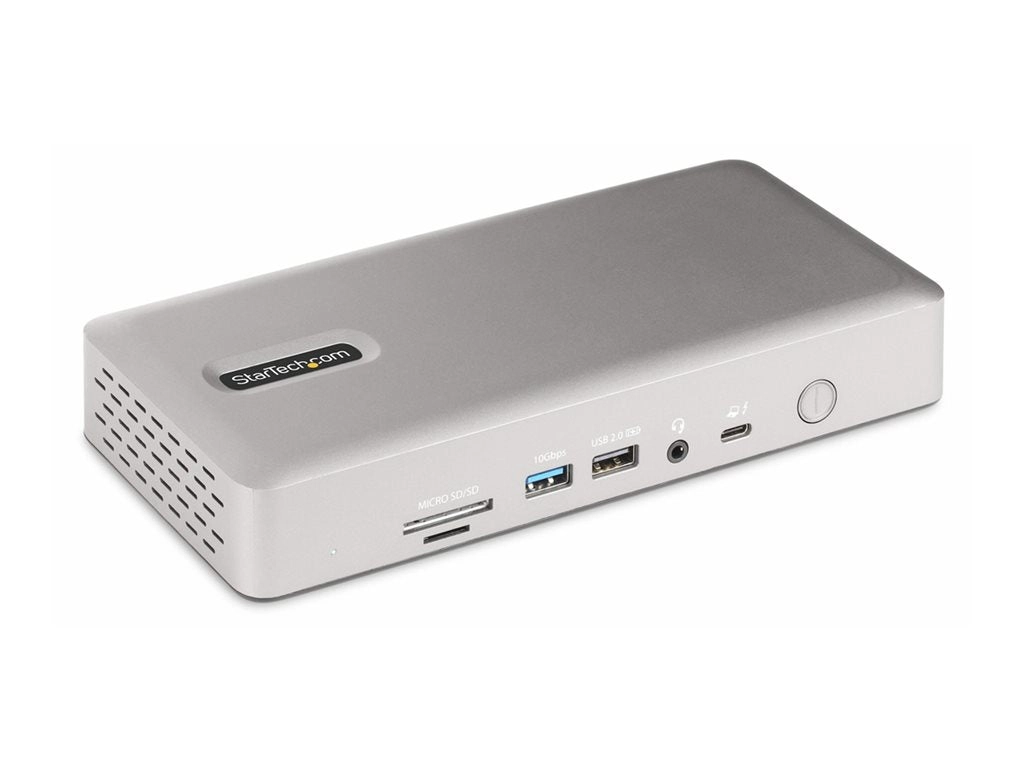 StarTech.com Thunderbolt 4 Multi-Display Docking Station, Quad/Triple/Dual Monitor Dock, 2x HDMI/2x DisplayPort, 7x USB Hub, 132N-TB4USB4DOCK