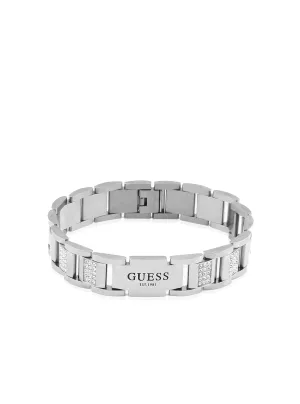 Steel Logo Chain Bracelet
