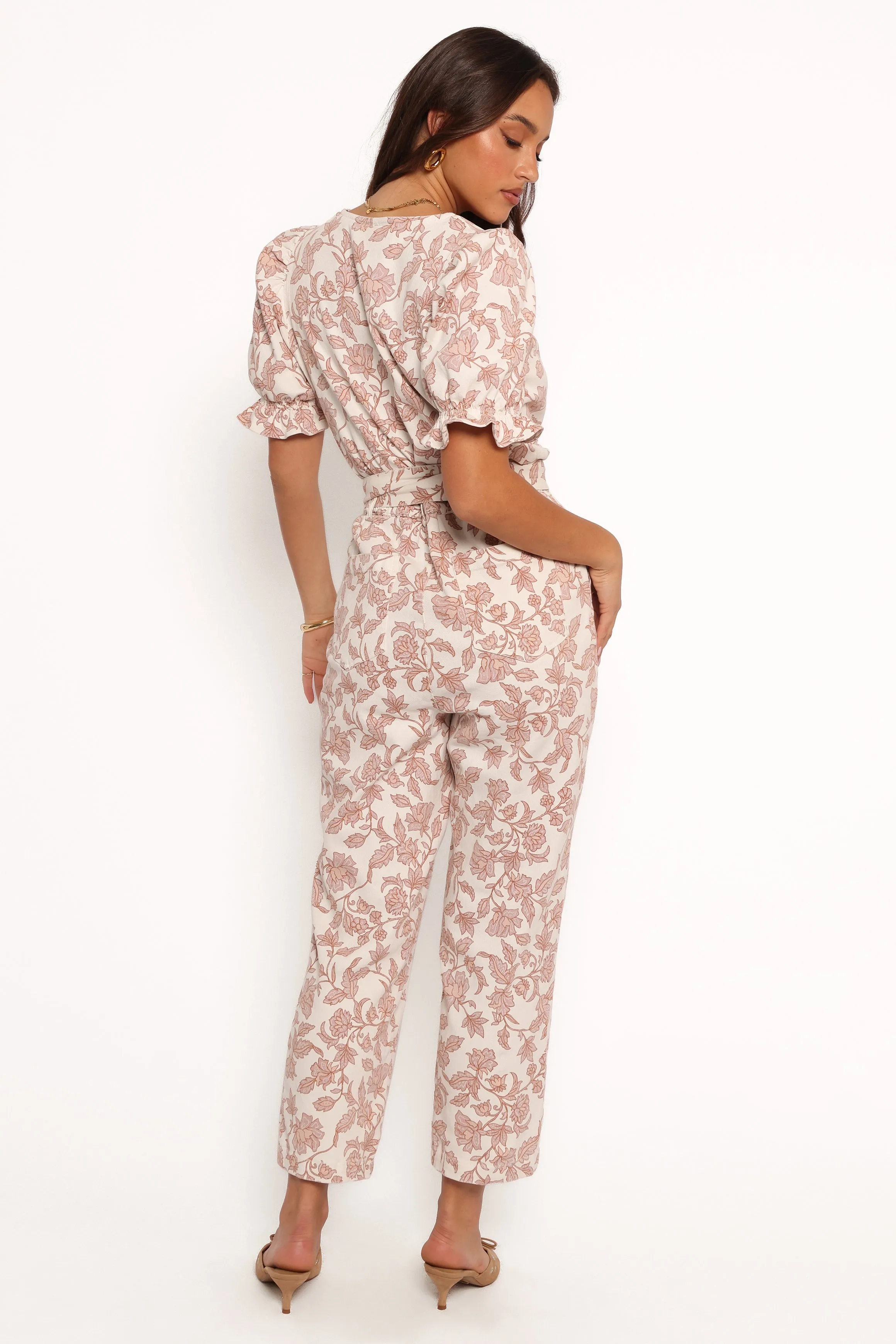 Valerie Jumpsuit - Ivory Tan