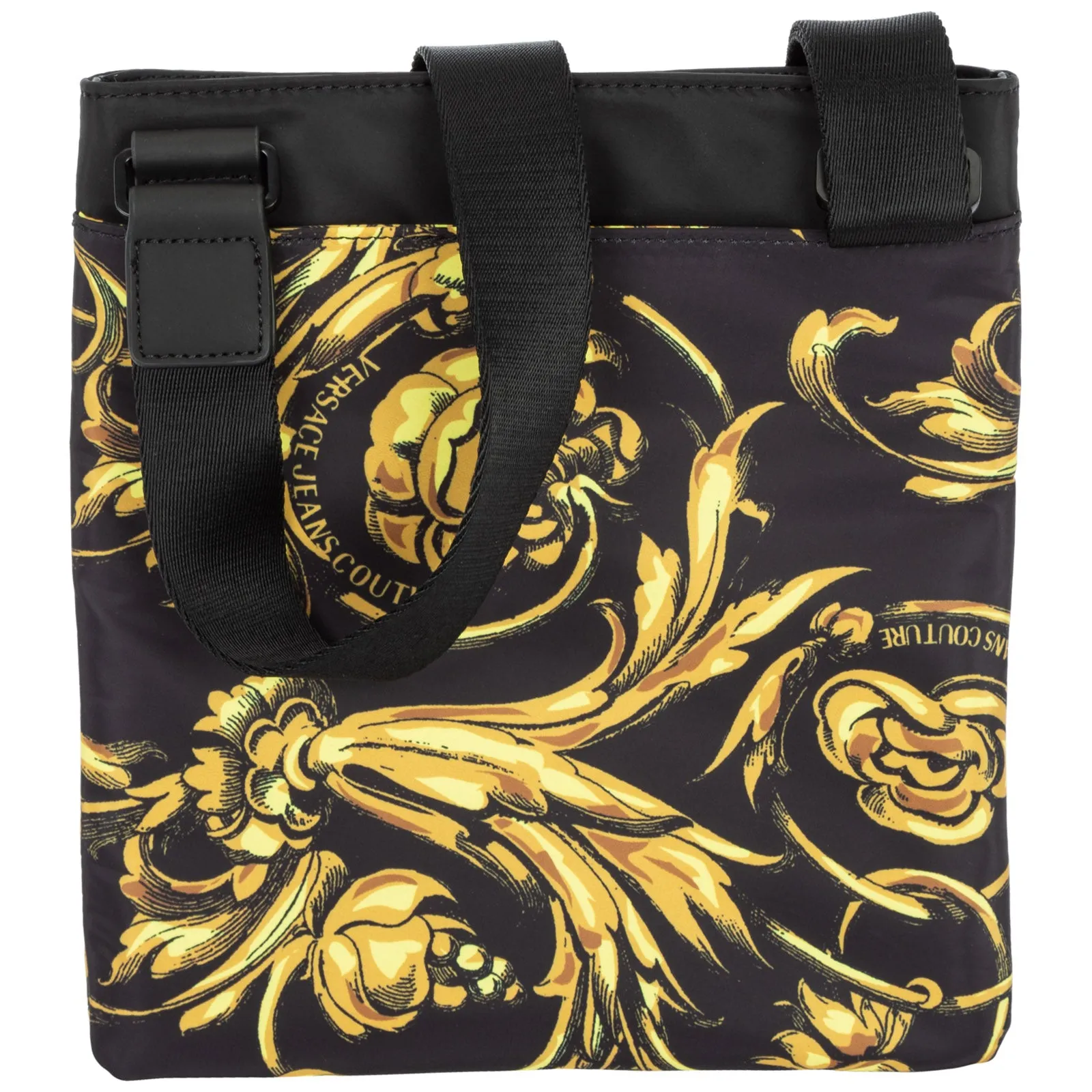 Versace Jeans Couture Baroque Printed Messenger Bag