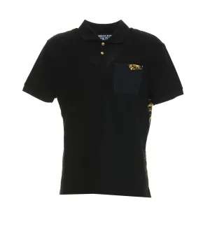 Versace Jeans Couture Baroque Printed Polo Shirt