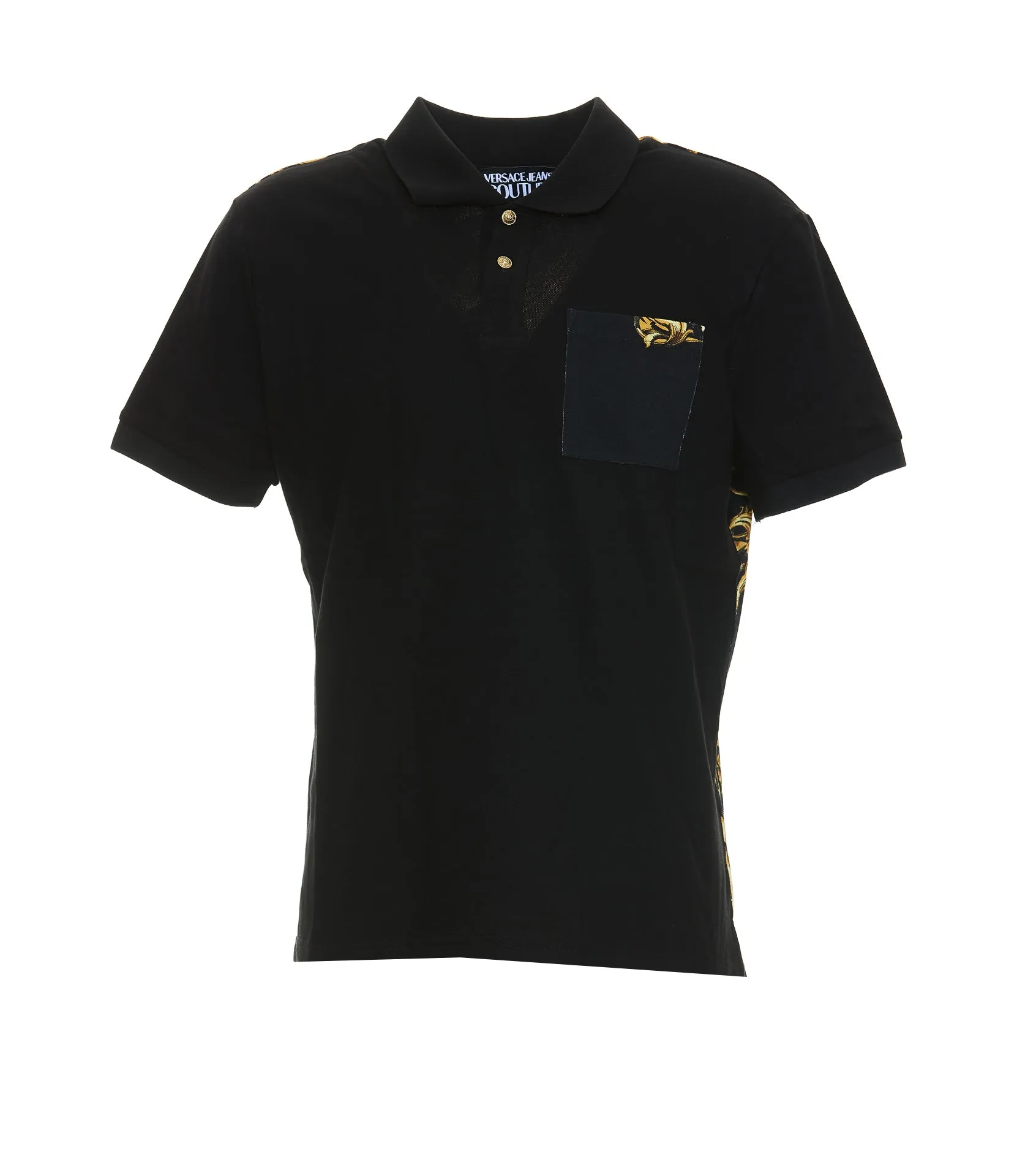 Versace Jeans Couture Baroque Printed Polo Shirt