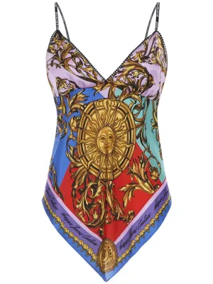 Versace Jeans Couture Baroque Printed Tank Top