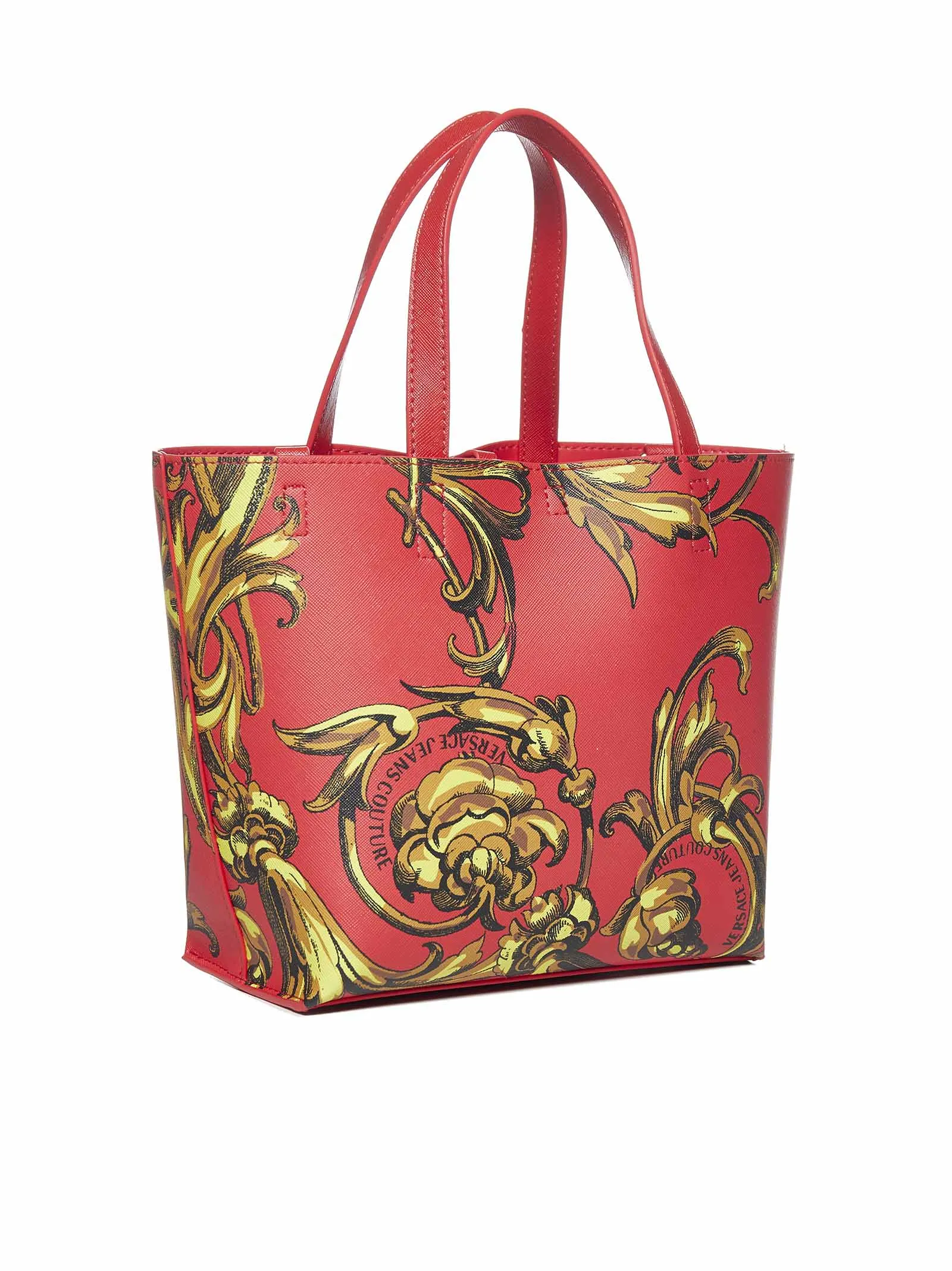 Versace Jeans Couture Baroque Printed Top Handle Bag