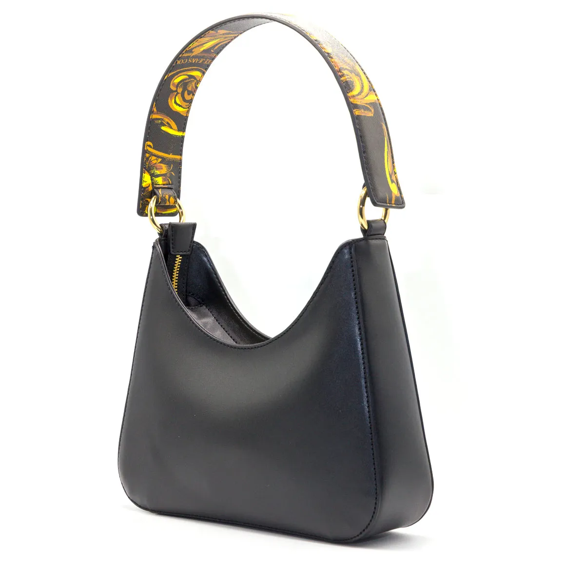 Versace Jeans Couture Baroque Printed Zipped Shoulder Bag