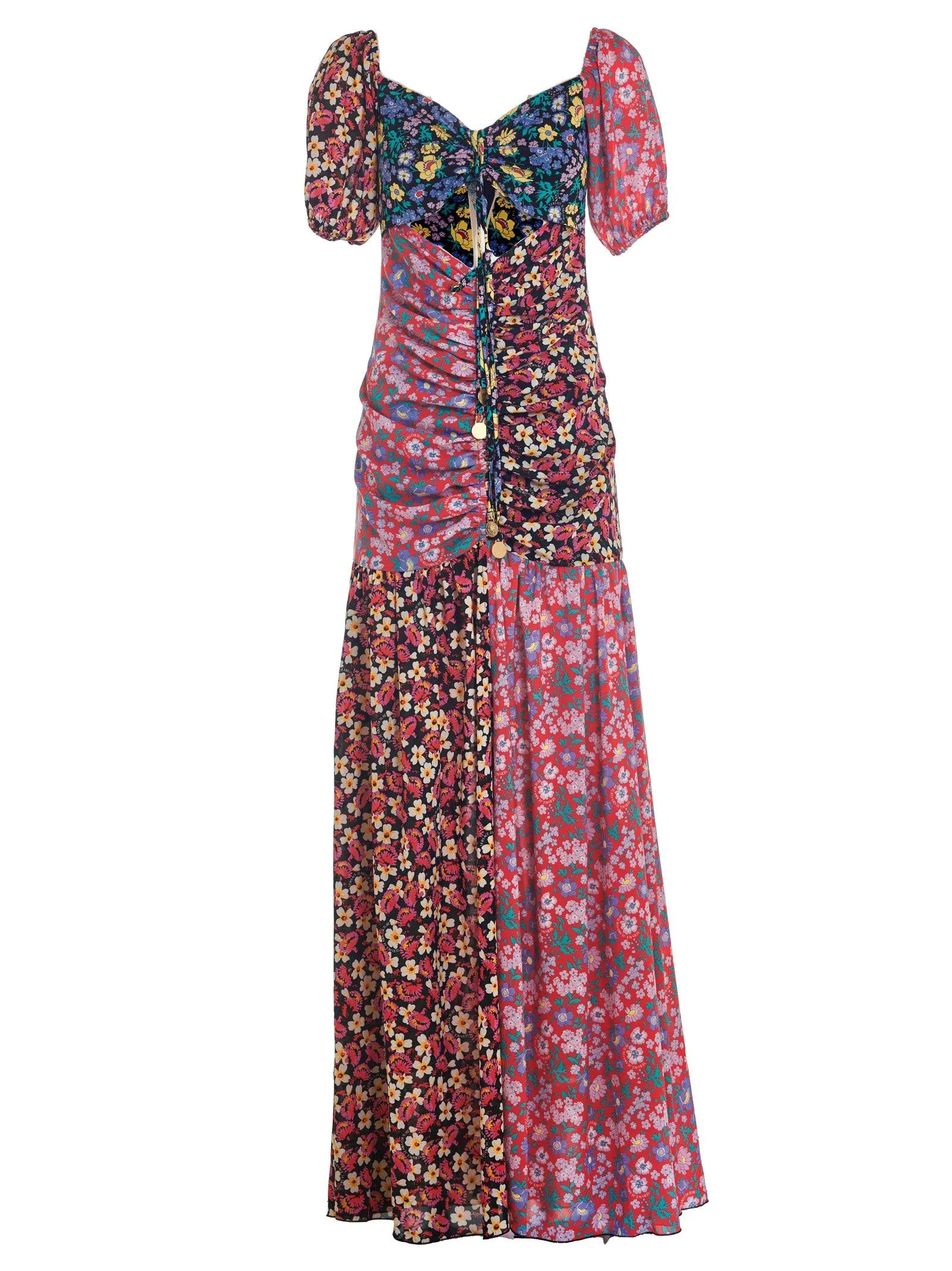 Versace Jeans Couture Floral Printed Maxi Dress
