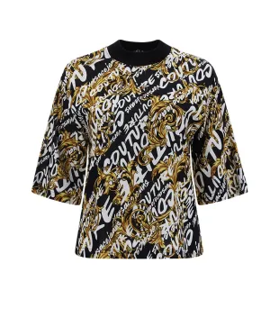 Versace Jeans Couture Garland Logo Printed T-Shirt