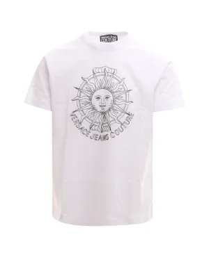 Versace Jeans Couture Graphic Printed Crewneck T-Shirt