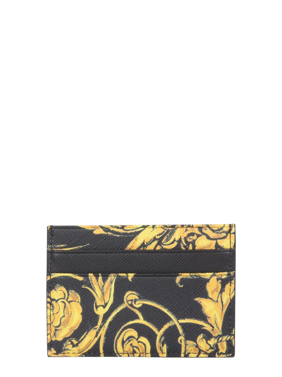 Versace Jeans Couture Logo Printed Card Holder