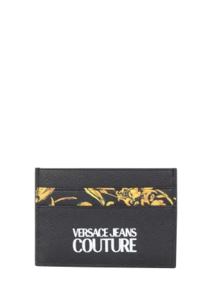 Versace Jeans Couture Logo Printed Card Holder