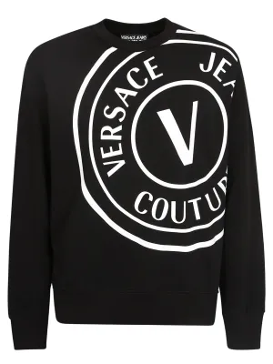 Versace Jeans Couture Logo Printed Crewneck Sweatshirt