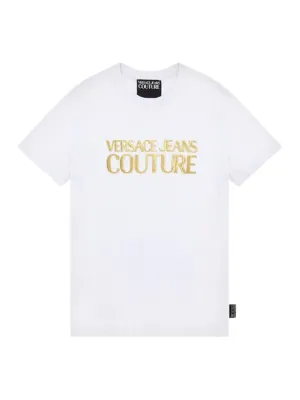 Versace Jeans Couture Logo Printed Crewneck T-Shirt