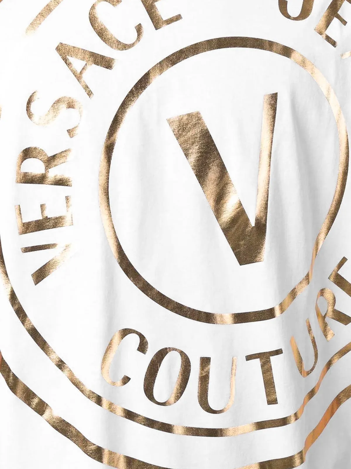 Versace Jeans Couture Logo Printed Crewneck T-Shirt