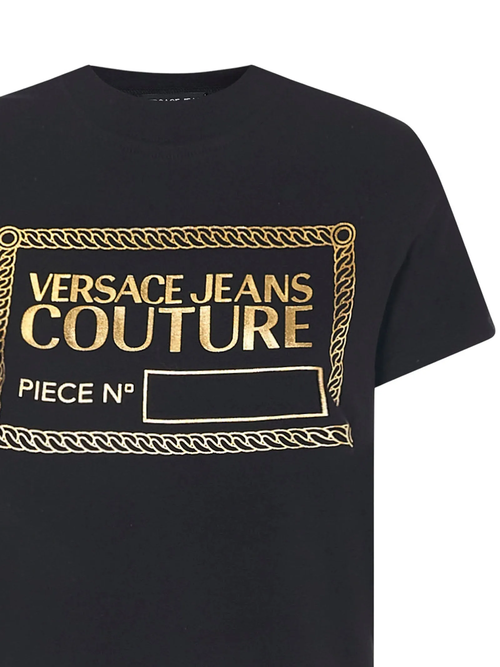 Versace Jeans Couture Logo Printed Crewneck T-Shirt