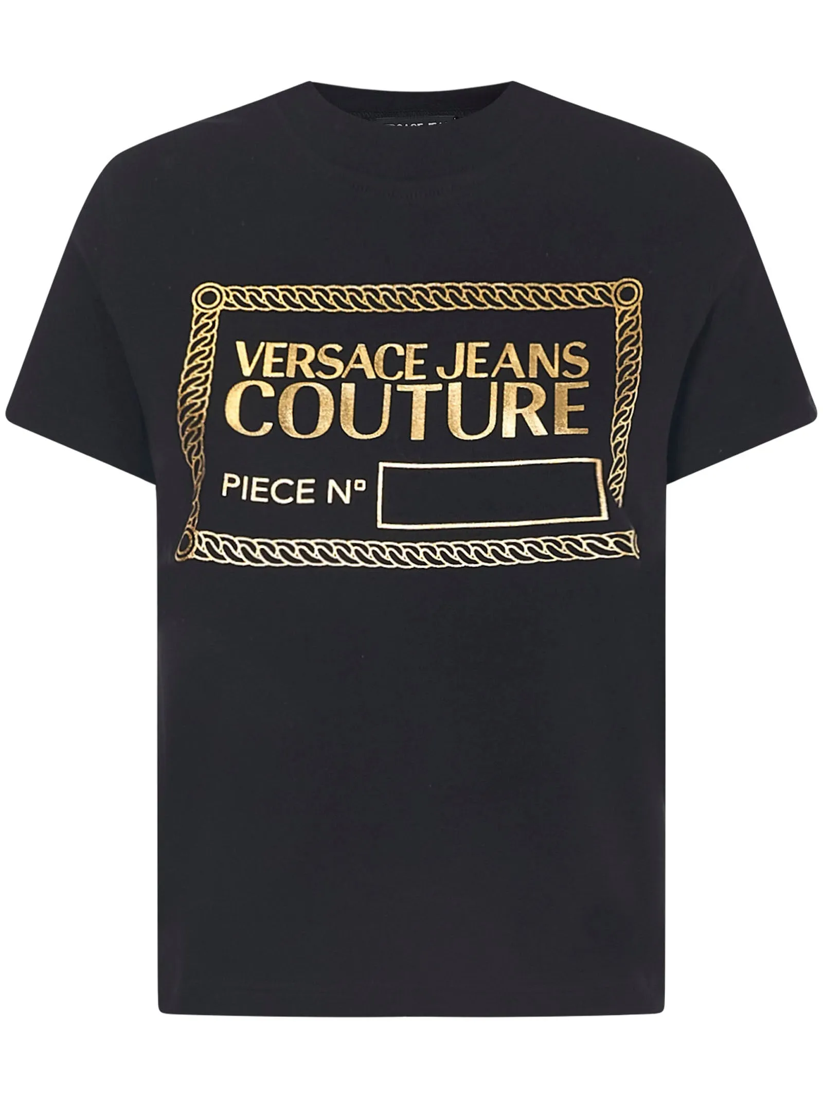 Versace Jeans Couture Logo Printed Crewneck T-Shirt