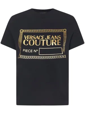 Versace Jeans Couture Logo Printed Crewneck T-Shirt