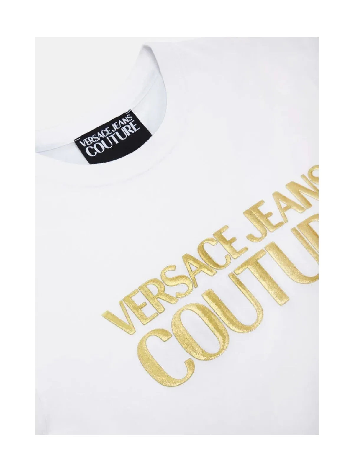 Versace Jeans Couture Logo Printed Crewneck T-Shirt
