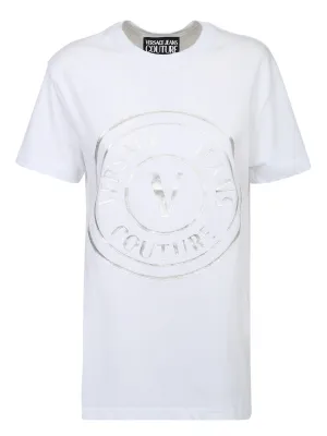 Versace Jeans Couture Logo Printed Crewneck T-Shirt
