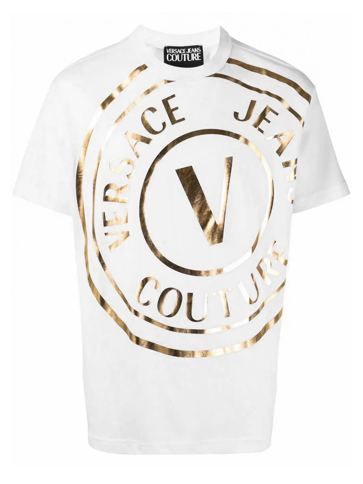 Versace Jeans Couture Logo Printed Crewneck T-Shirt