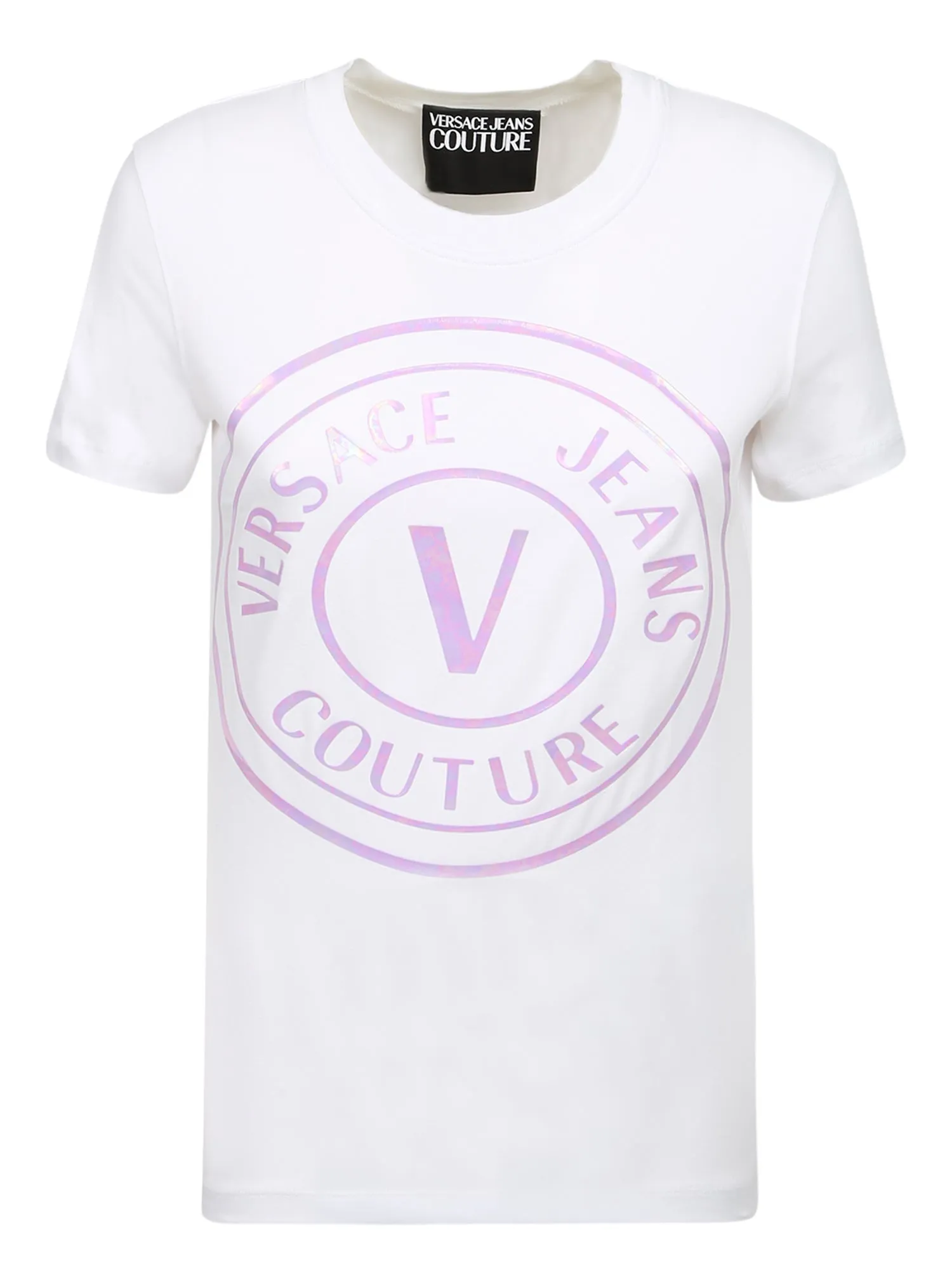 Versace Jeans Couture Logo Printed Crewneck T-Shirt