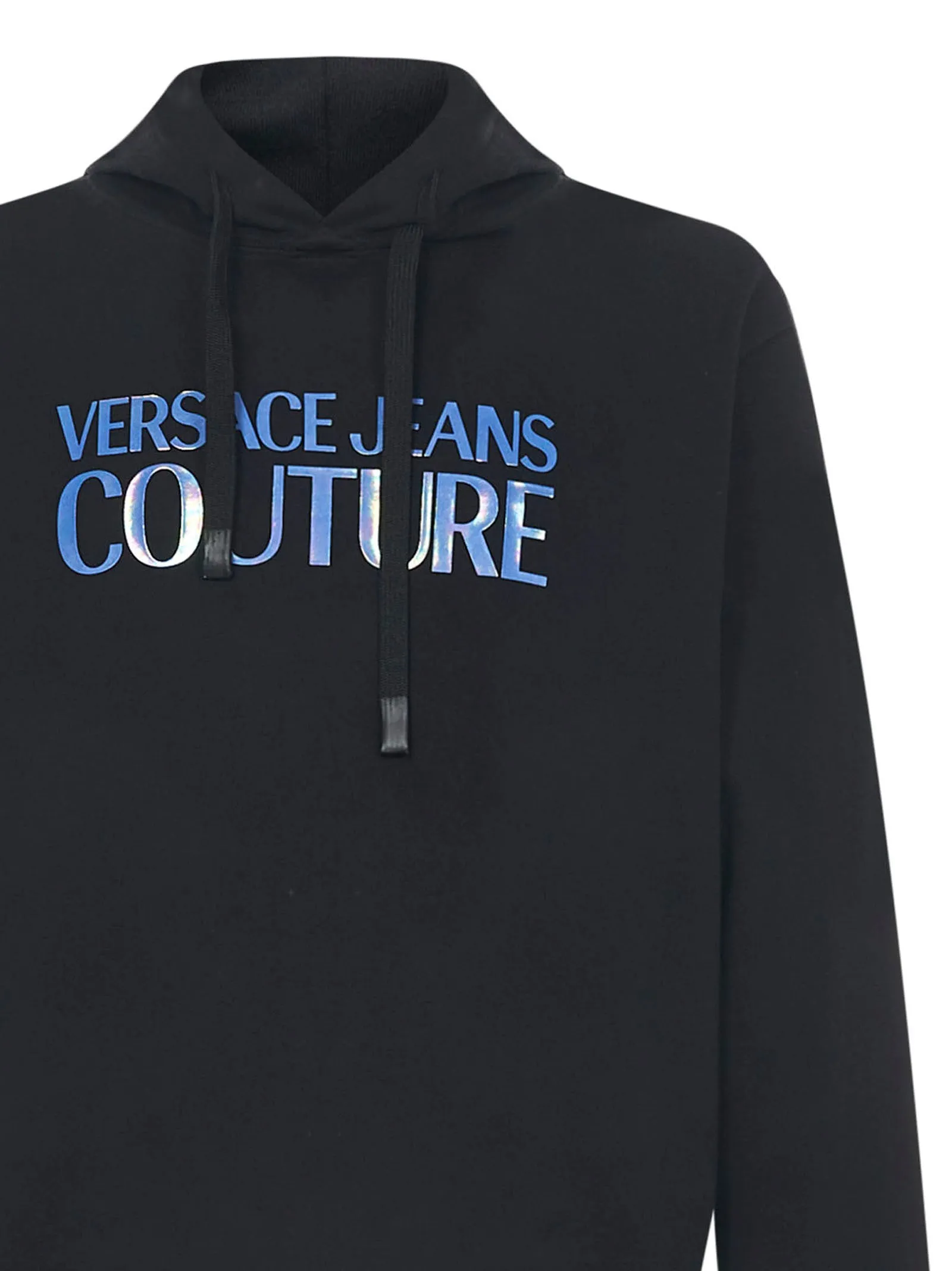 Versace Jeans Couture Logo Printed Drawstring Hoodie